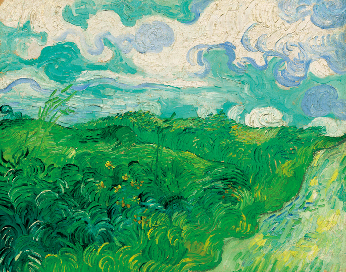  文森特·威廉·梵高  Vincent Willen Van Gogh —— 绿色的田野